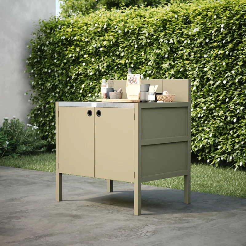 Double Door Outdoor Kitchen Cabinet Double Door Outdoor Kitchen Cabinet